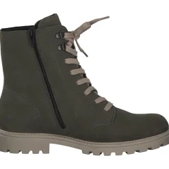 Remonte D8479, Schnürstiefeletten, Damen, Moor