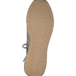 Remonte R3702, Schnürschuhe, Damen, pebble/muschel/lightgold/perlc