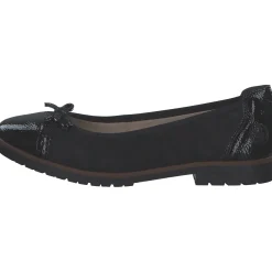 Rieker 45358, Ballerinas, Damen, black/schwarz
