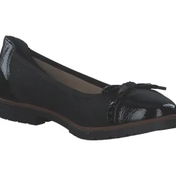 Rieker 45358, Ballerinas, Damen, black/schwarz