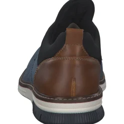Rieker 14450, Business-Schnürschuhe, Herren, Blau