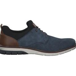 Rieker 14450, Business-Schnürschuhe, Herren, Blau