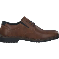 Rieker 16505, Business-Schnürschuhe, Herren, peanut/pazifik