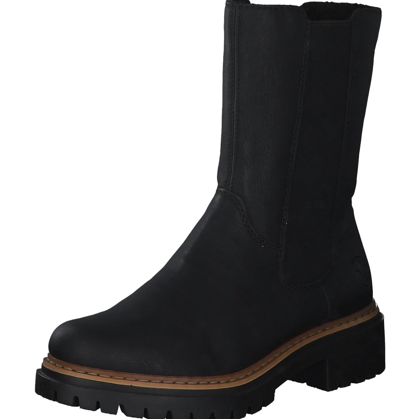 Rieker 72683, Chelsea Boots, Damen, Schwarz