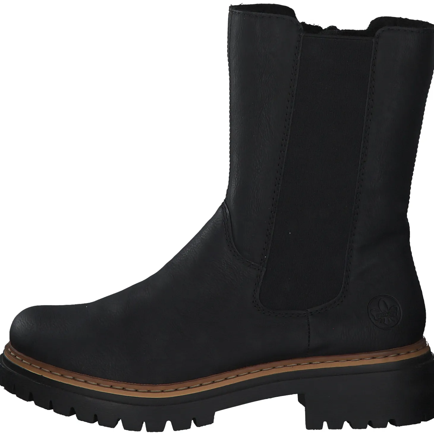 Rieker 72683, Chelsea Boots, Damen, Schwarz