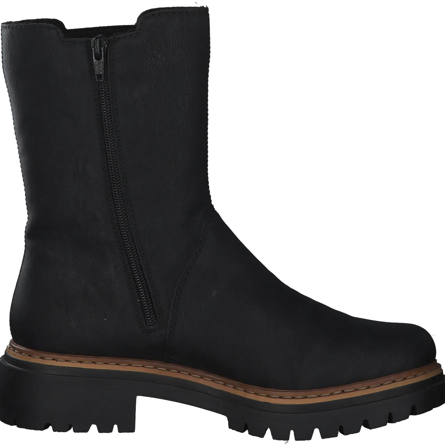 Rieker 72683, Chelsea Boots, Damen, Schwarz