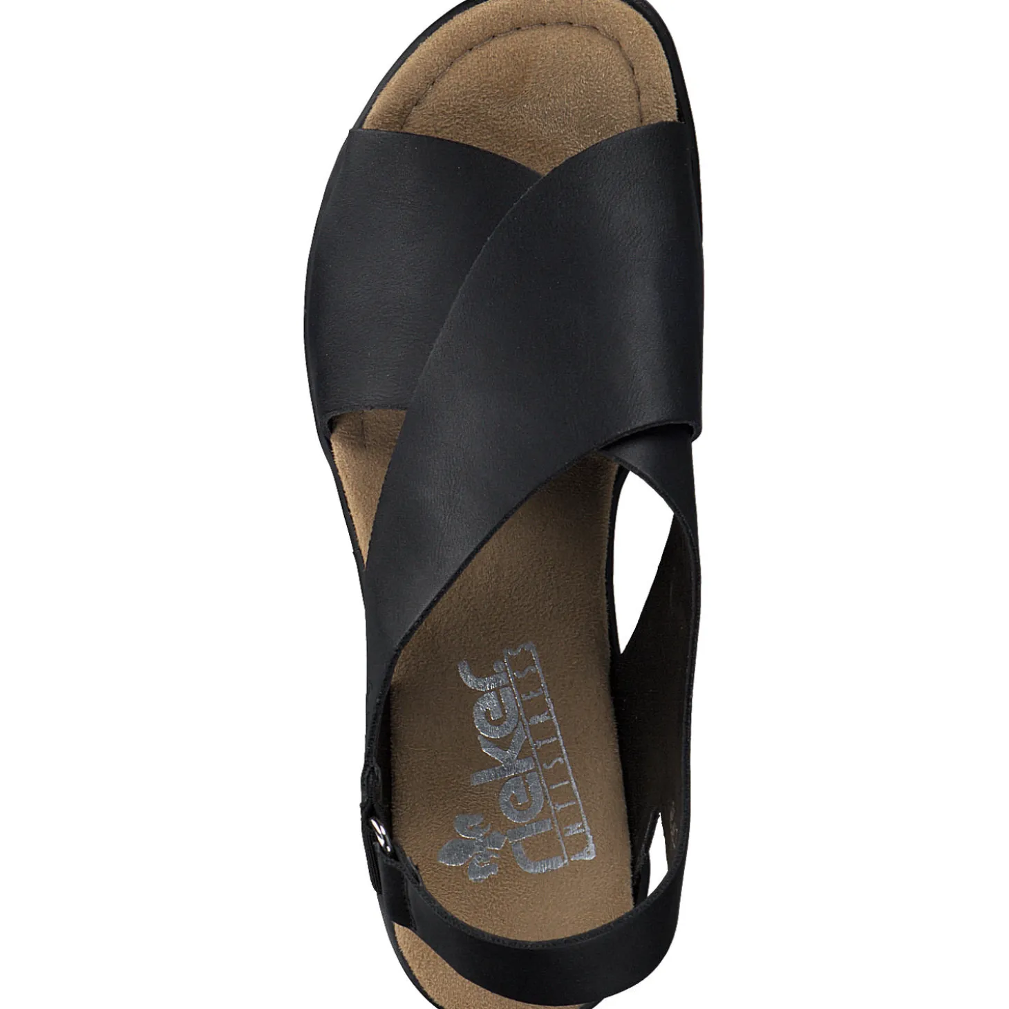 Rieker 68189, Keilsandaletten, Damen, Schwarz