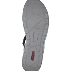 Rieker 64301, Keilsandaletten, Damen, seal/rose-metallic