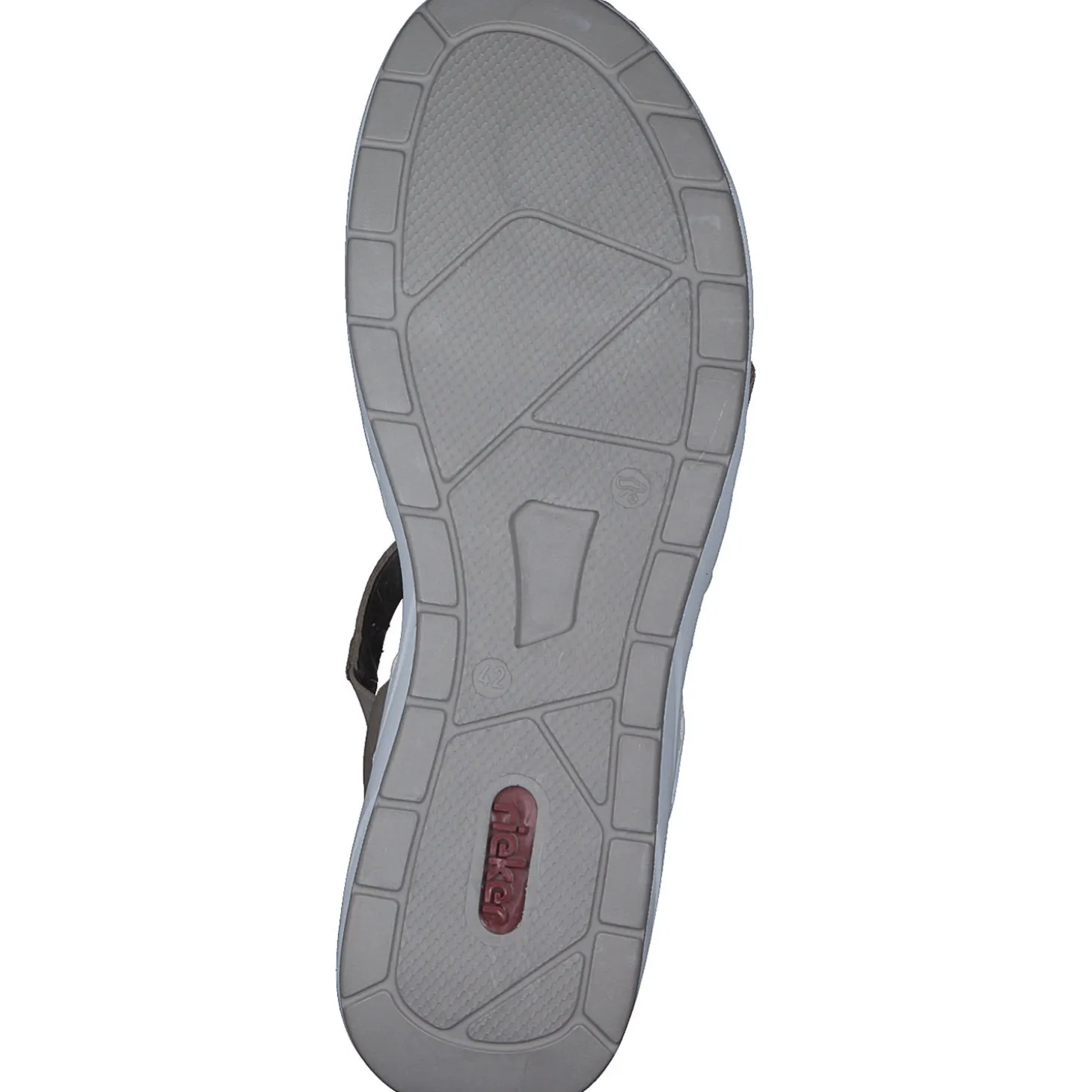 Rieker 64301, Keilsandaletten, Damen, seal/rose-metallic