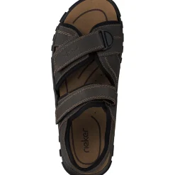 Rieker 25051, Klassische Sandalen, Herren, braun/schwarz