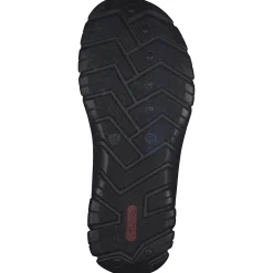 Rieker 26752, Klassische Sandalen, Herren, cenere/black/schwarz