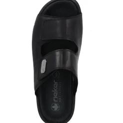 Rieker 25590, Pantoletten & Badeschuhe, Herren, Schwarz