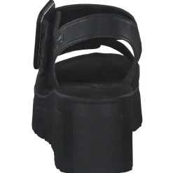 Rieker 68050, Plateau-Sandaletten, Damen, schwarz/black