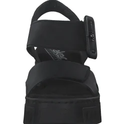 Rieker 68050, Plateau-Sandaletten, Damen, schwarz/black