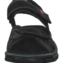 Rieker 68851, Sandalen, Damen, schwarz