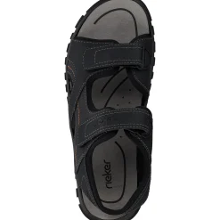 Rieker 25053, Sandaletten, Herren, Schwarz