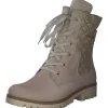 Rieker 78523, Schnürstiefeletten, Damen, Cliff/Beige/Champignon