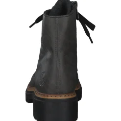 Rieker 72611, Schnürstiefeletten, Damen, Grau