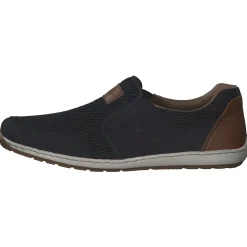 Rieker 08869, Slipper, Herren, pazifik/navy/amaretto