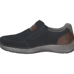 Rieker 03053, Sneakers Low, Herren, Blau