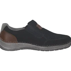 Rieker 03053, Sneakers Low, Herren, Blau