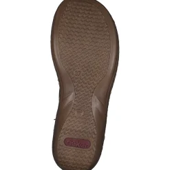 Rieker 608D1, Keilsandaletten, Damen, Schwarz