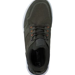 Rieker Evolution 09102, Slipper, Herren, liane/olive/liane/pesto/cement