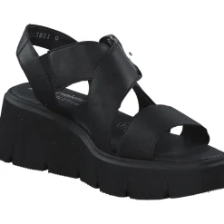 Rieker Evolution W1550, Plateau-Sandaletten, Damen, Schwarz