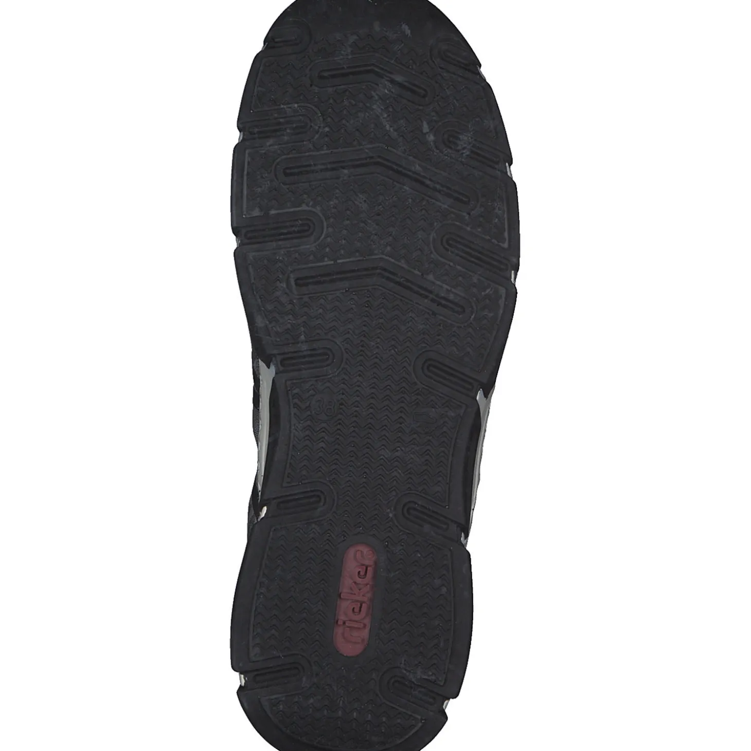 Rieker L0657, Schnürschuhe, liane/schilf/negro/stein-camo/