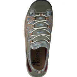 Rieker L0539, Slipper, Damen, liane/schilf/shell/kornblume