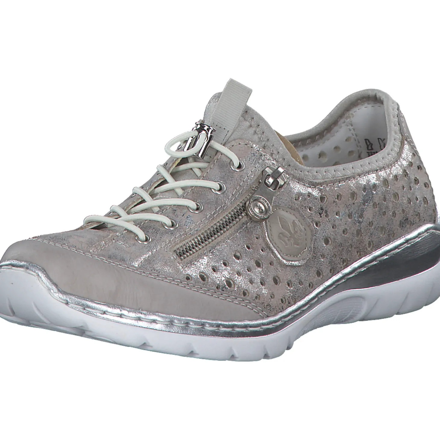 Rieker L32P6, Slipper, Damen, Beige