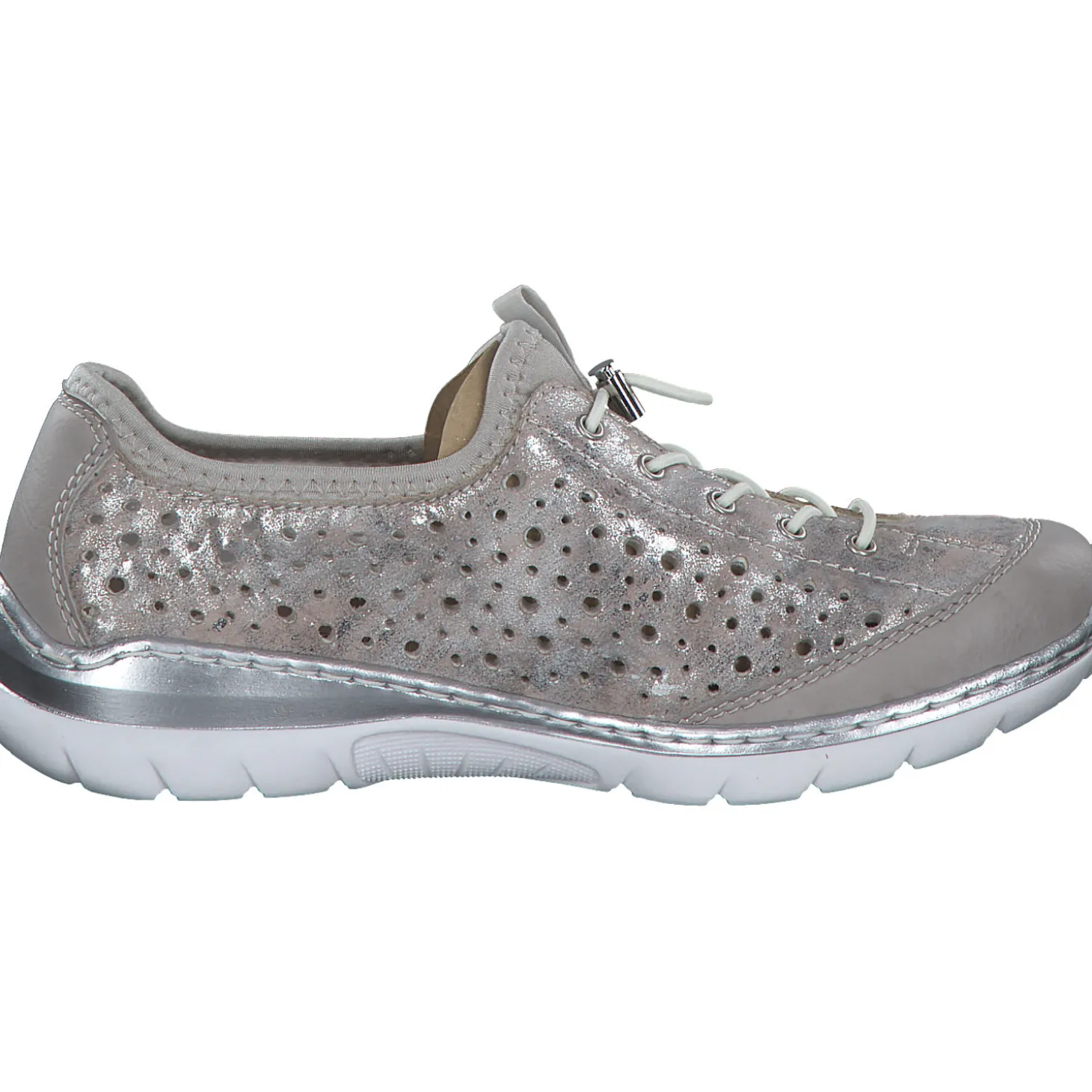 Rieker L32P6, Slipper, Damen, Beige