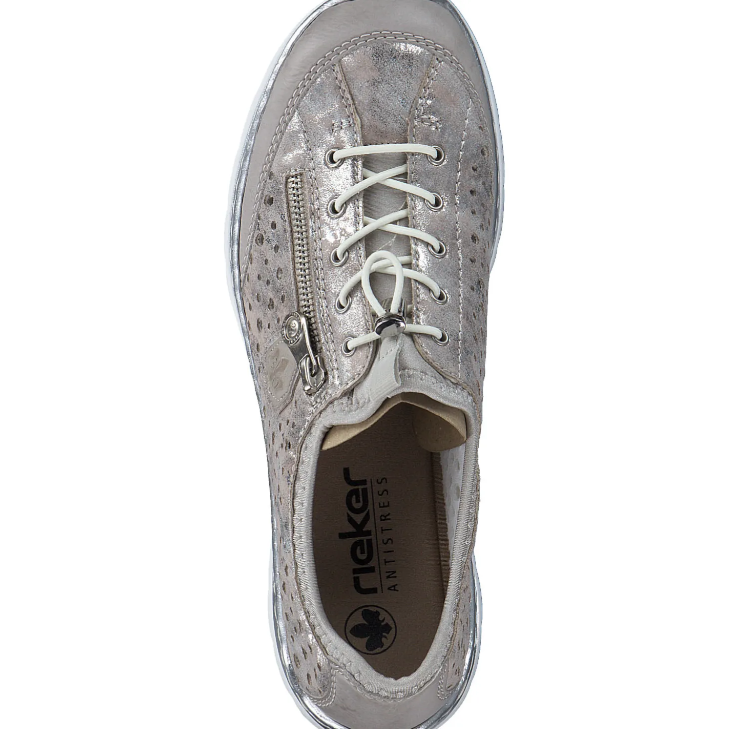 Rieker L32P6, Slipper, Damen, Beige