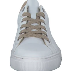 Rieker L88W2, Schnürschuhe, Damen, weiss/Rosa/Beige