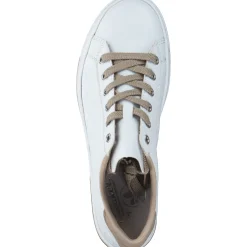 Rieker L88W2, Schnürschuhe, Damen, weiss/Rosa/Beige