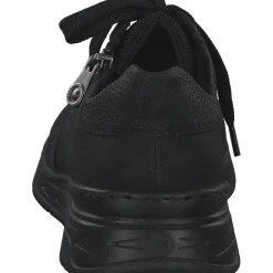 Rieker M0031, Schnürschuhe, Damen, schwarz/schwarz/schwarz