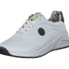 Rieker M4903, Sneakers Low, Damen, weiss/schwarz/weiss-multi