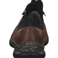 Rieker N4281, Schnürschuhe, Herren, cayenne/schwarz