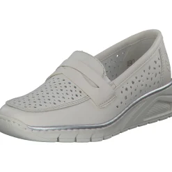 Rieker N3356, Slipper, Damen, offwhite/porzellan