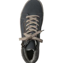 Rieker N0709, Sneakers High, Damen, Blau
