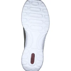 Rieker N42G0, Schnürschuhe, Damen, schilf/perlcreme