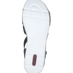 Rieker V1206, Keilsandaletten, Damen, Blau