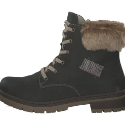 Rieker Y7411, Winterstiefeletten, Damen, forest
