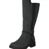 Rieker Z4774, Overknee-Stiefel, Damen, Grau