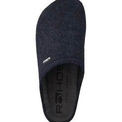 Rohde 6740, Filzpantoffeln, Herren, ocean