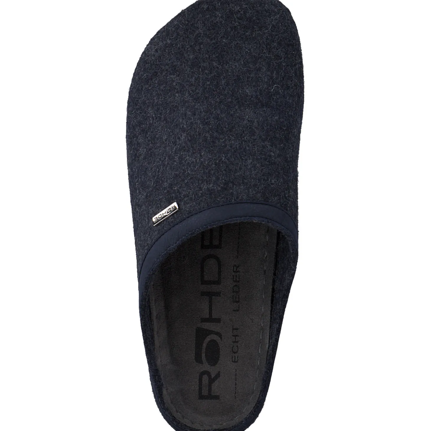 Rohde 6740, Filzpantoffeln, Herren, ocean