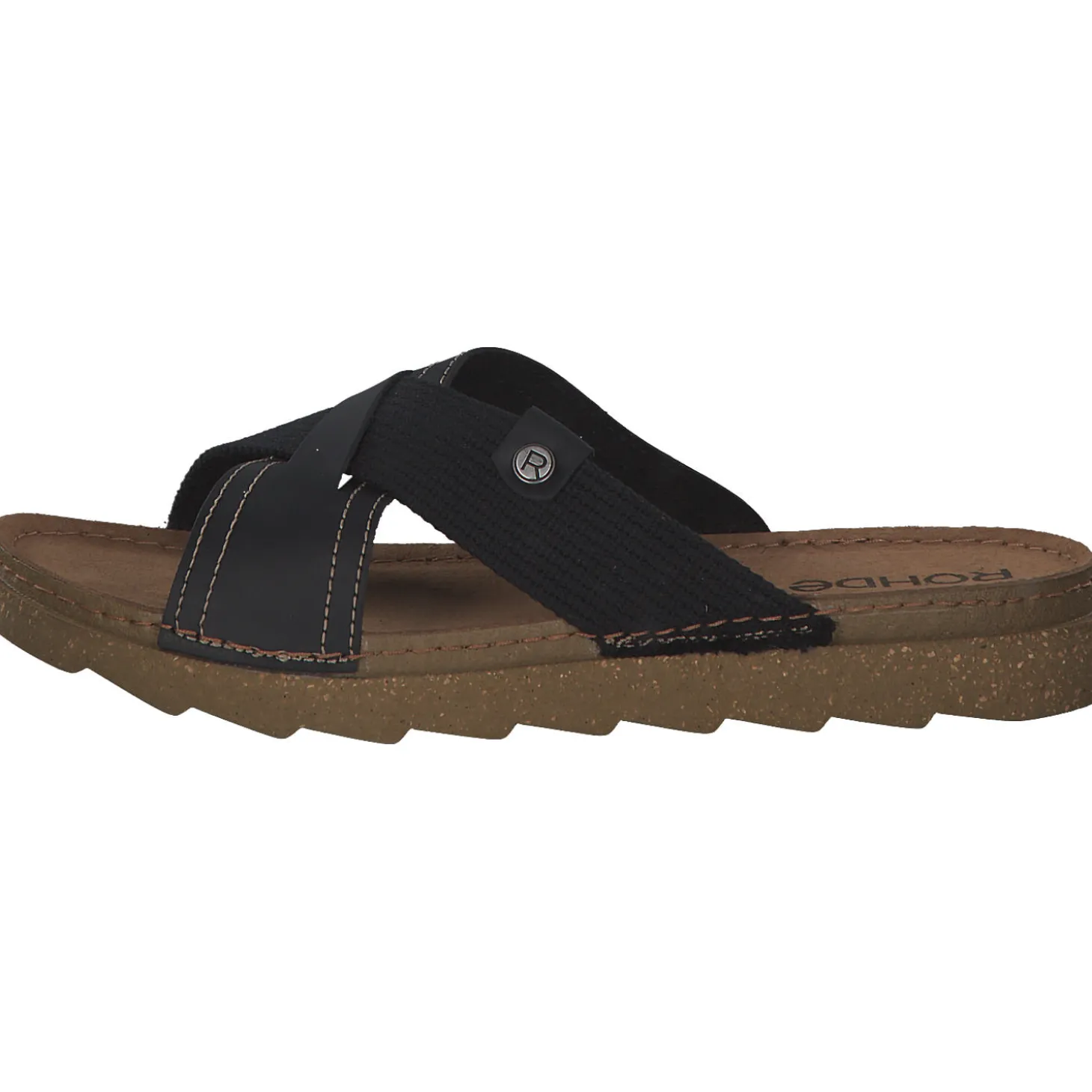 Rohde 5976, Pantoletten & Badeschuhe, Herren, Schwarz