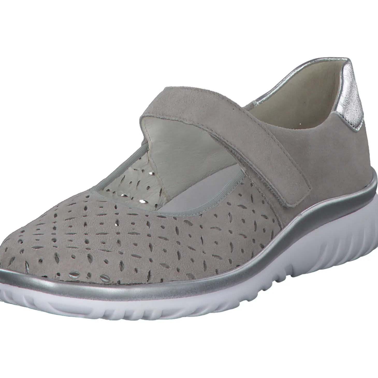 Semler Lena L5075471, Sneakers Low, Damen, Grau (Perle Silber)
