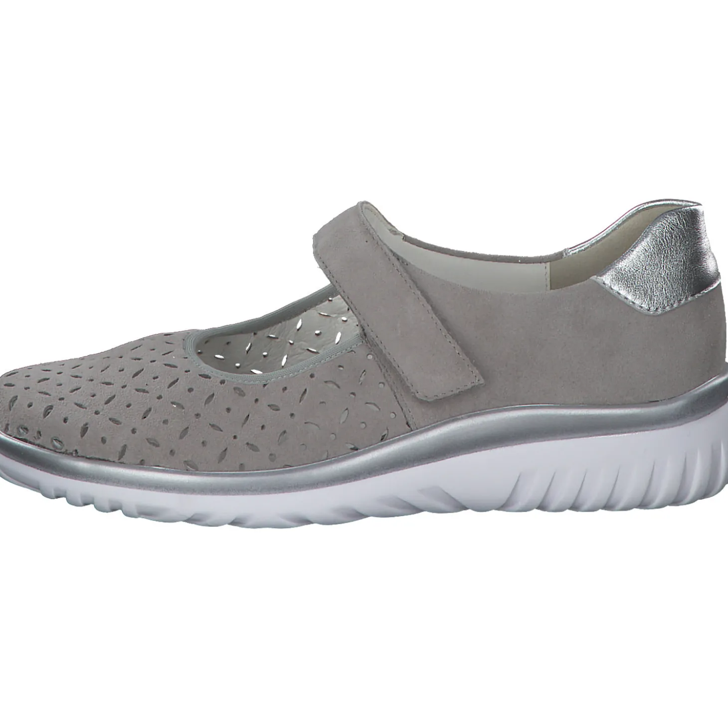 Semler Lena L5075471, Sneakers Low, Damen, Grau (Perle Silber)