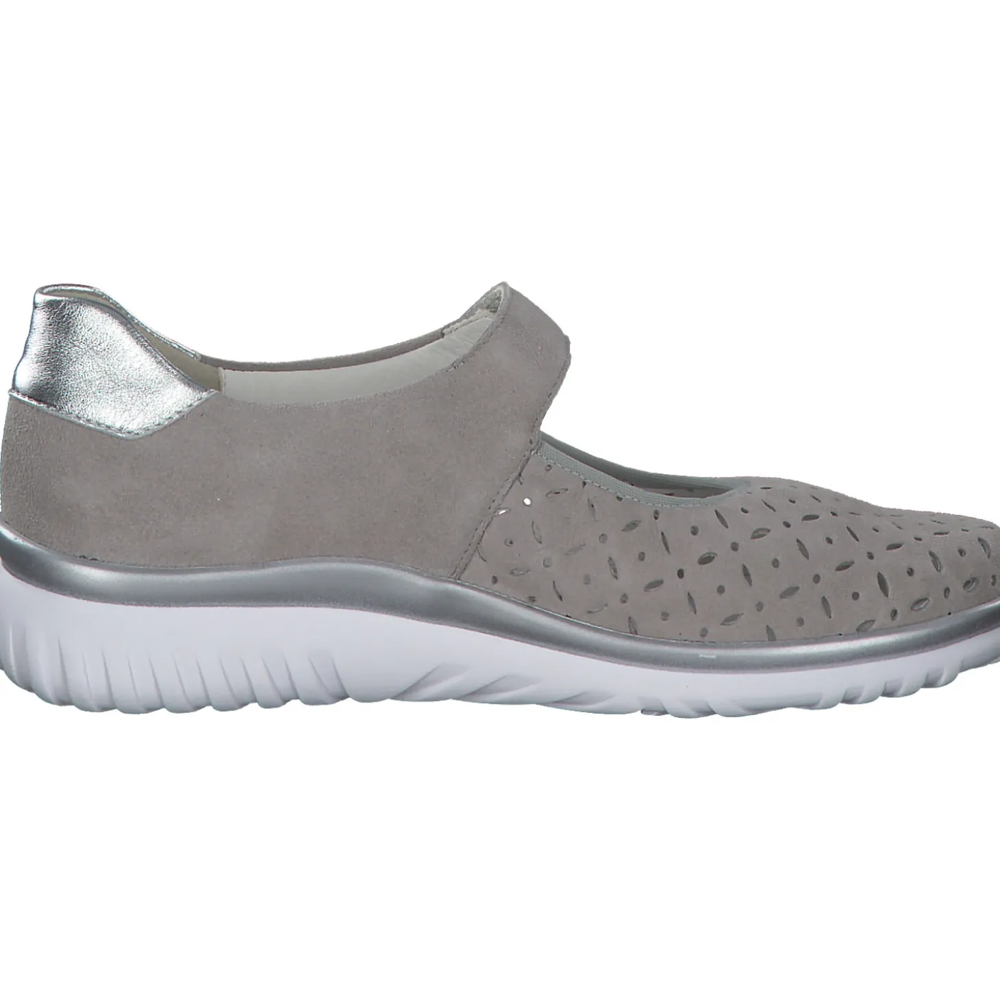 Semler Lena L5075471, Sneakers Low, Damen, Grau (Perle Silber)